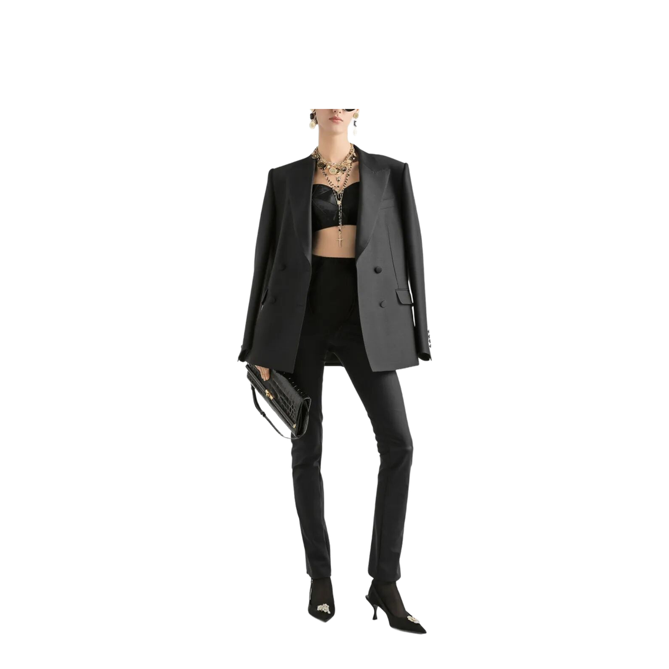 MAYFEYR - Dolce & Gabbana - Double-Breasted Jacket In Faille - F29N7TFU3R1