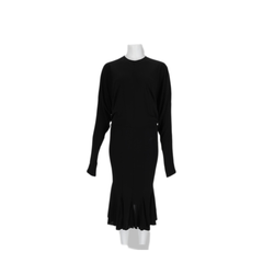 Black Crew Neck Dress