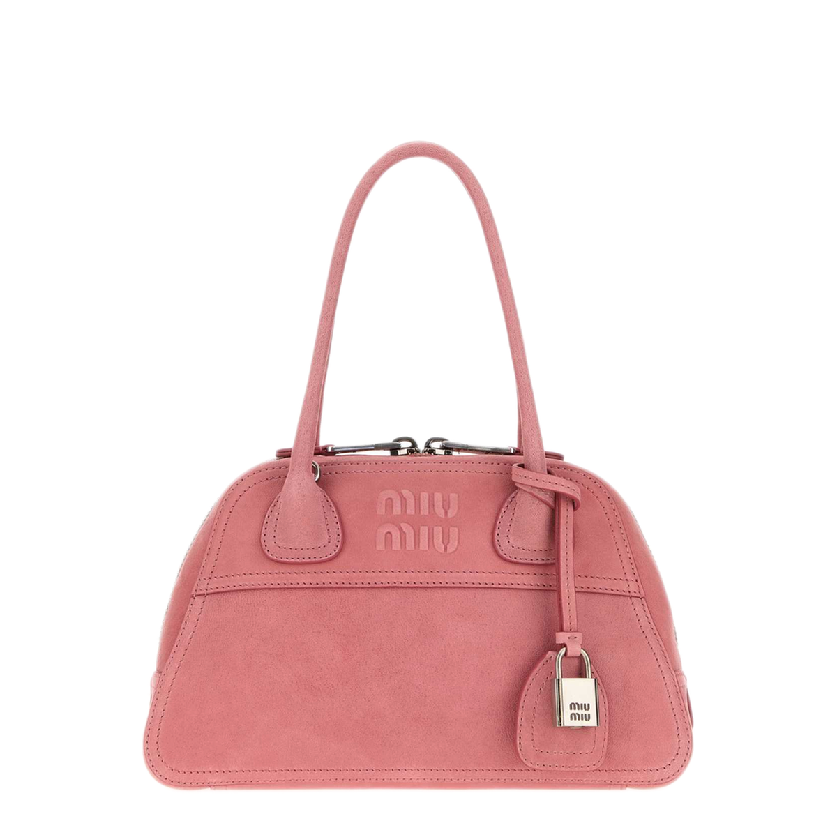MAYFEYR - Miu Miu - Pink Leather Vivant Handbag - 5BB2002BBLF0638