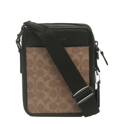 Sullivan Crossbody in Blocked Signature Canvas