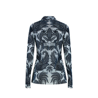Paisley Tulle Shirt