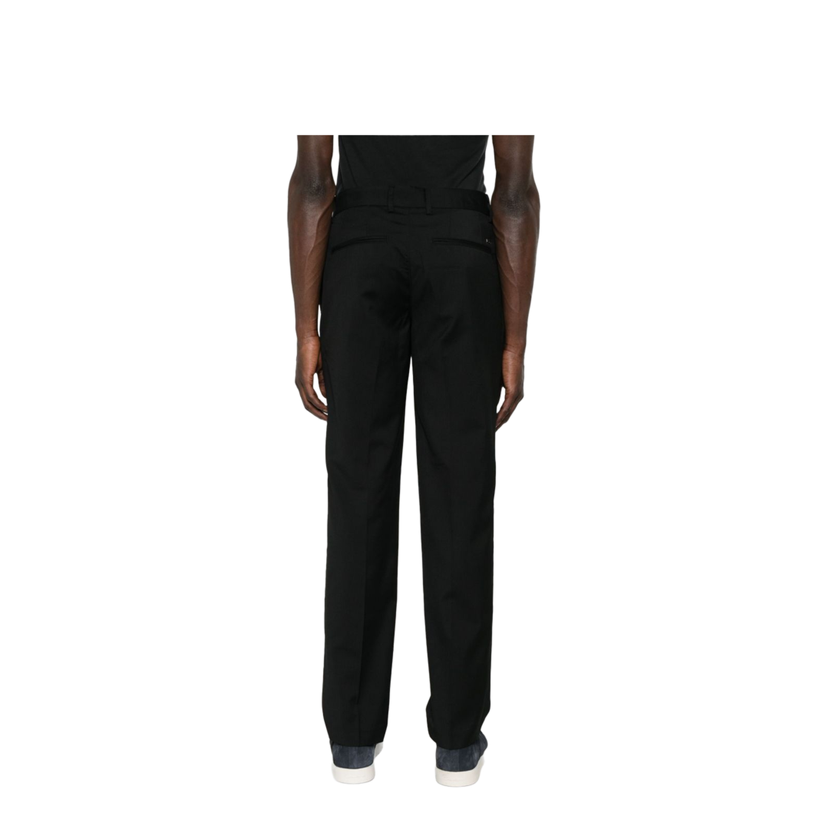 Concealed Front Button Fastening Pants