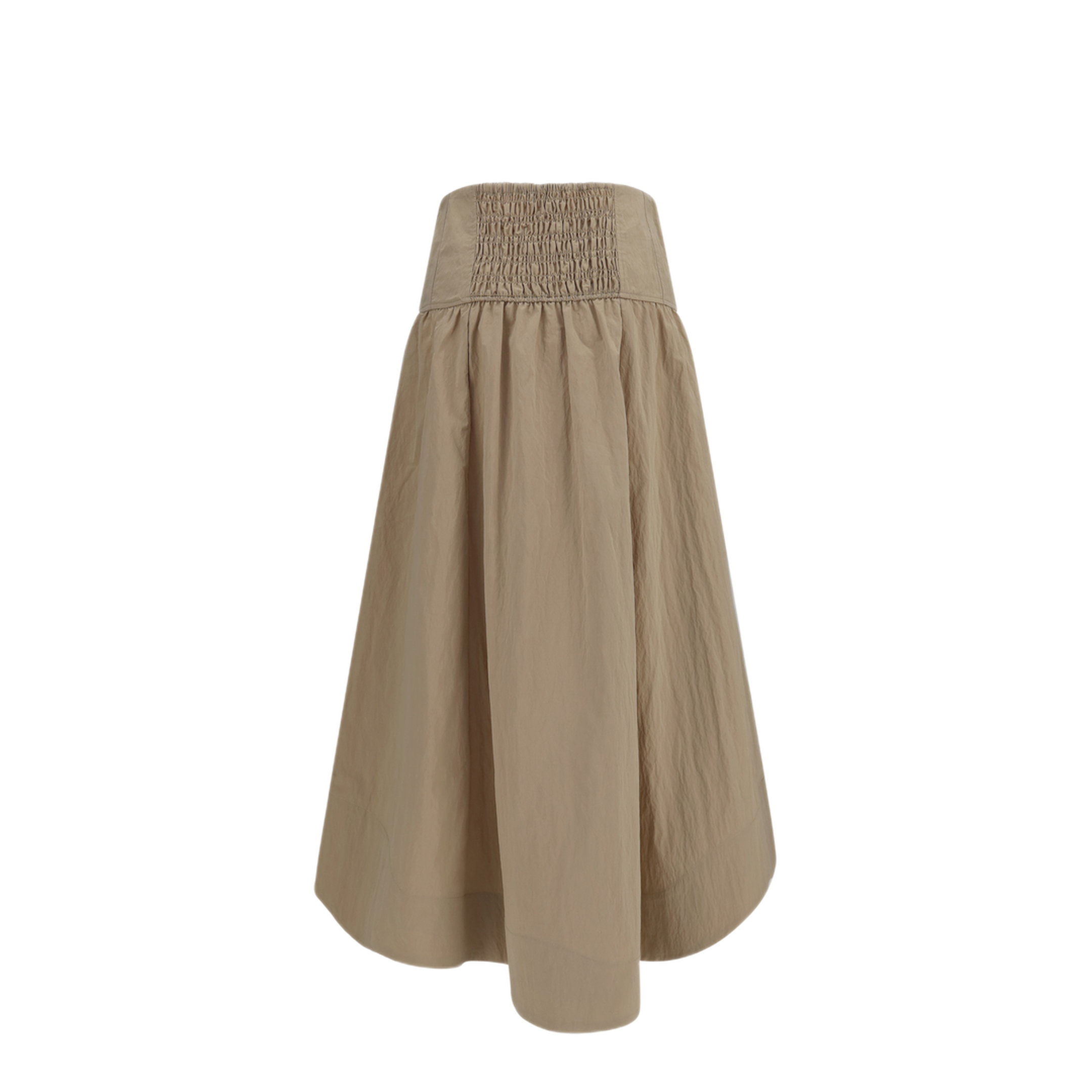 MAYFEYR - Ganni - Corset Detail And Ruched Midi Skirt - A1090274ZZR