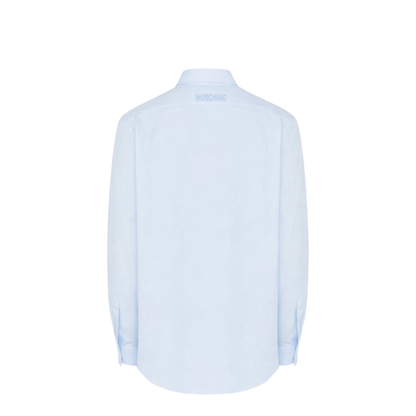 Printed Stretch Cotton Poplin Shirt