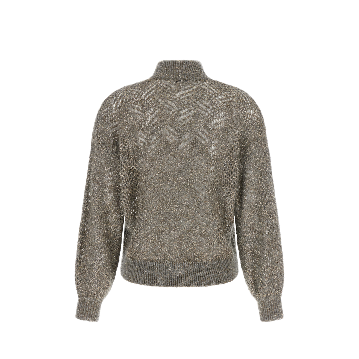 MAYFEYR - Brunello Cucinelli - Dazzling Abstract Leaf Sweater - MRG562504CQC50