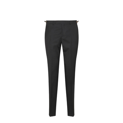 Black Wool Trousers