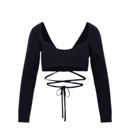 MAYFEYR - Patou - Wrap Knitted Top - KN1228041697E