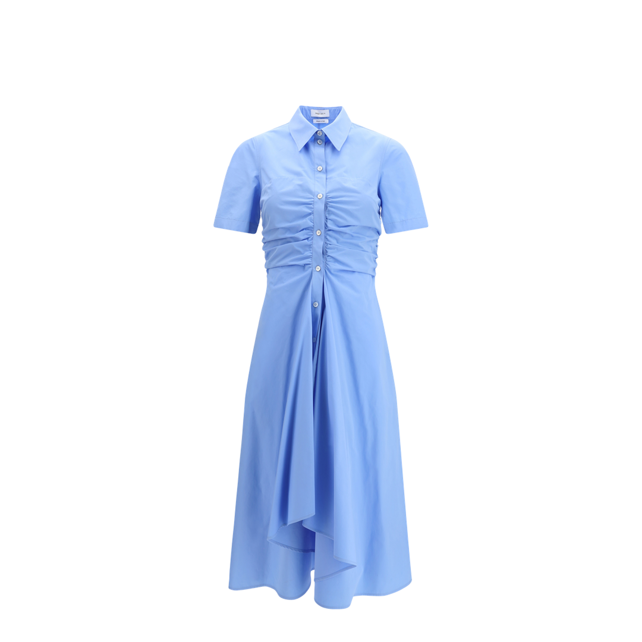 MAYFEYR - Alexander Mcqueen - Midi Shirt Dress In Cotton - 863958QAABT