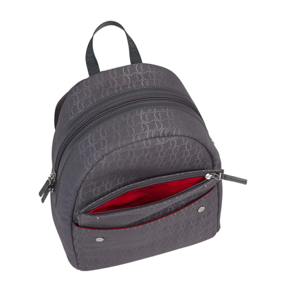 Backpack Jacquard Logo Combined with Smooth Leather