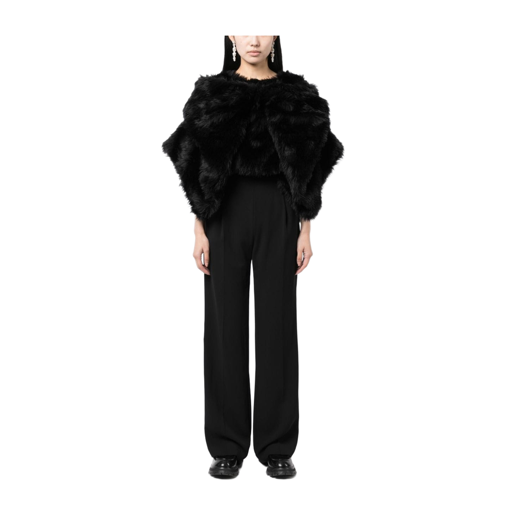 Faux Fur Cropped Jacket