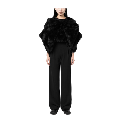 Faux Fur Cropped Jacket