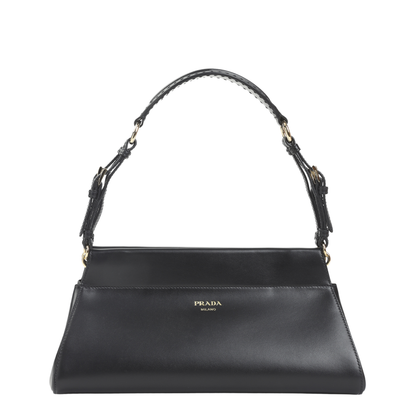 Black Enchaîné Medium Leather Bag