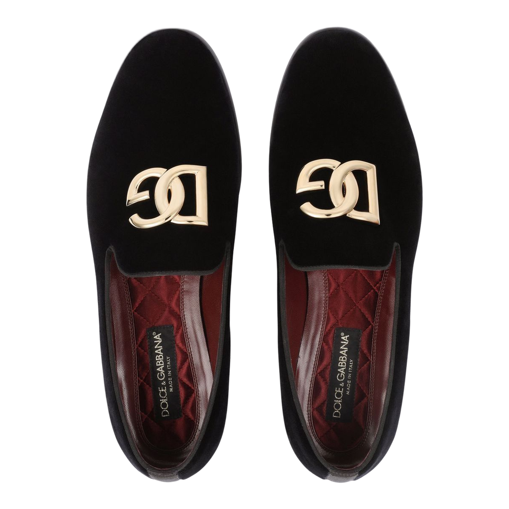 Elegant Black Velvet Loafers