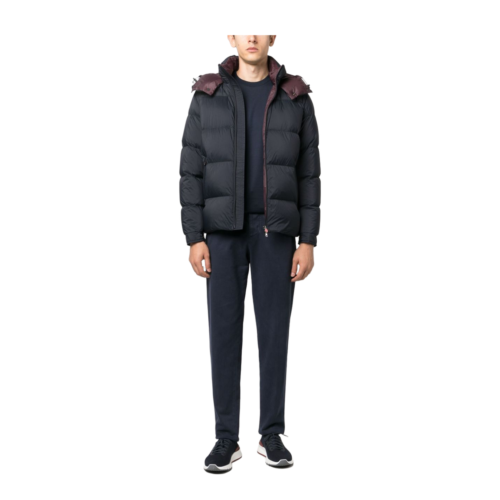 Padded Down Hooded Jacket