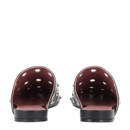 MAYFEYR - PREMIATA - Leather Slipper With Studs - M7329GOTEBNERO