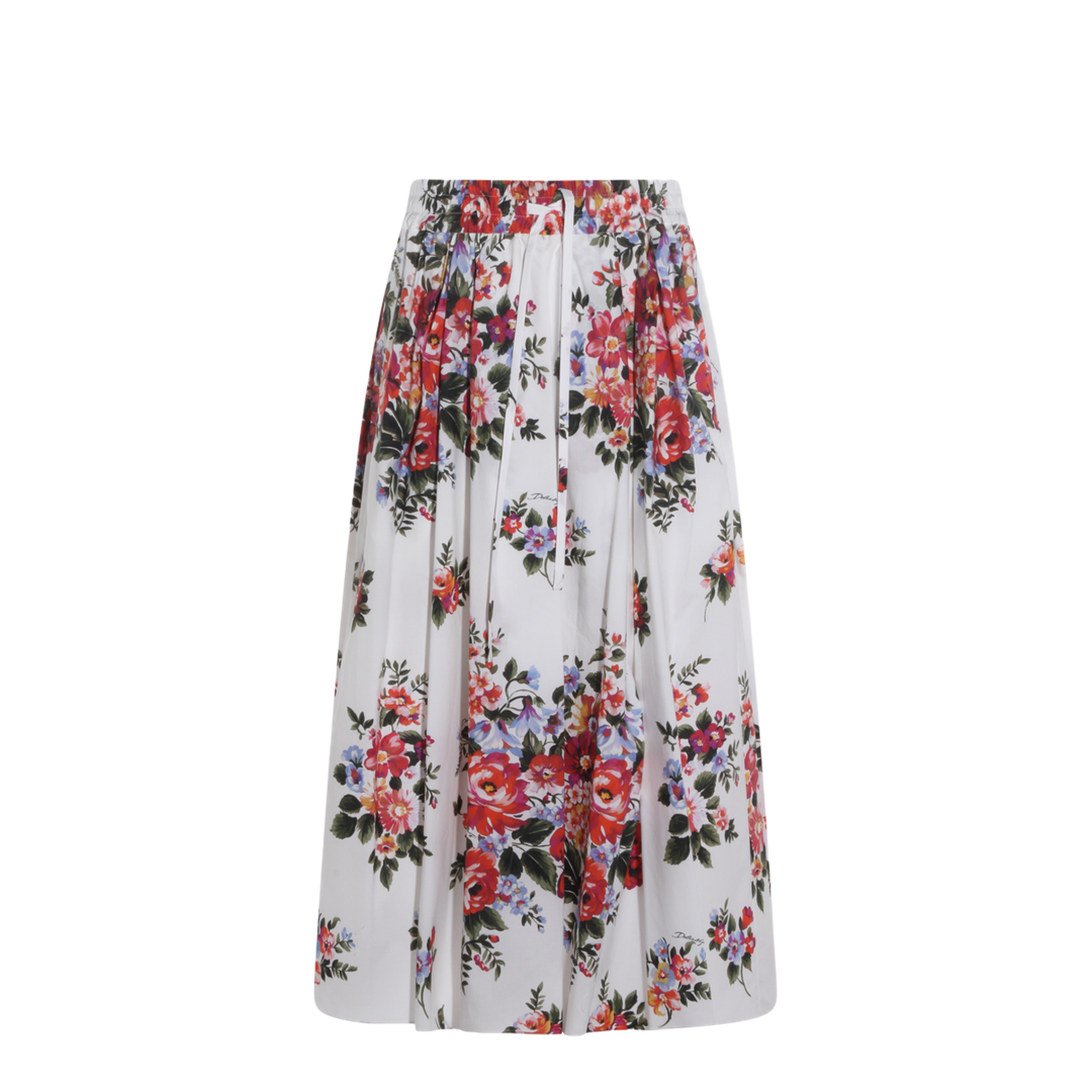 Long Skirt with a Floral Print