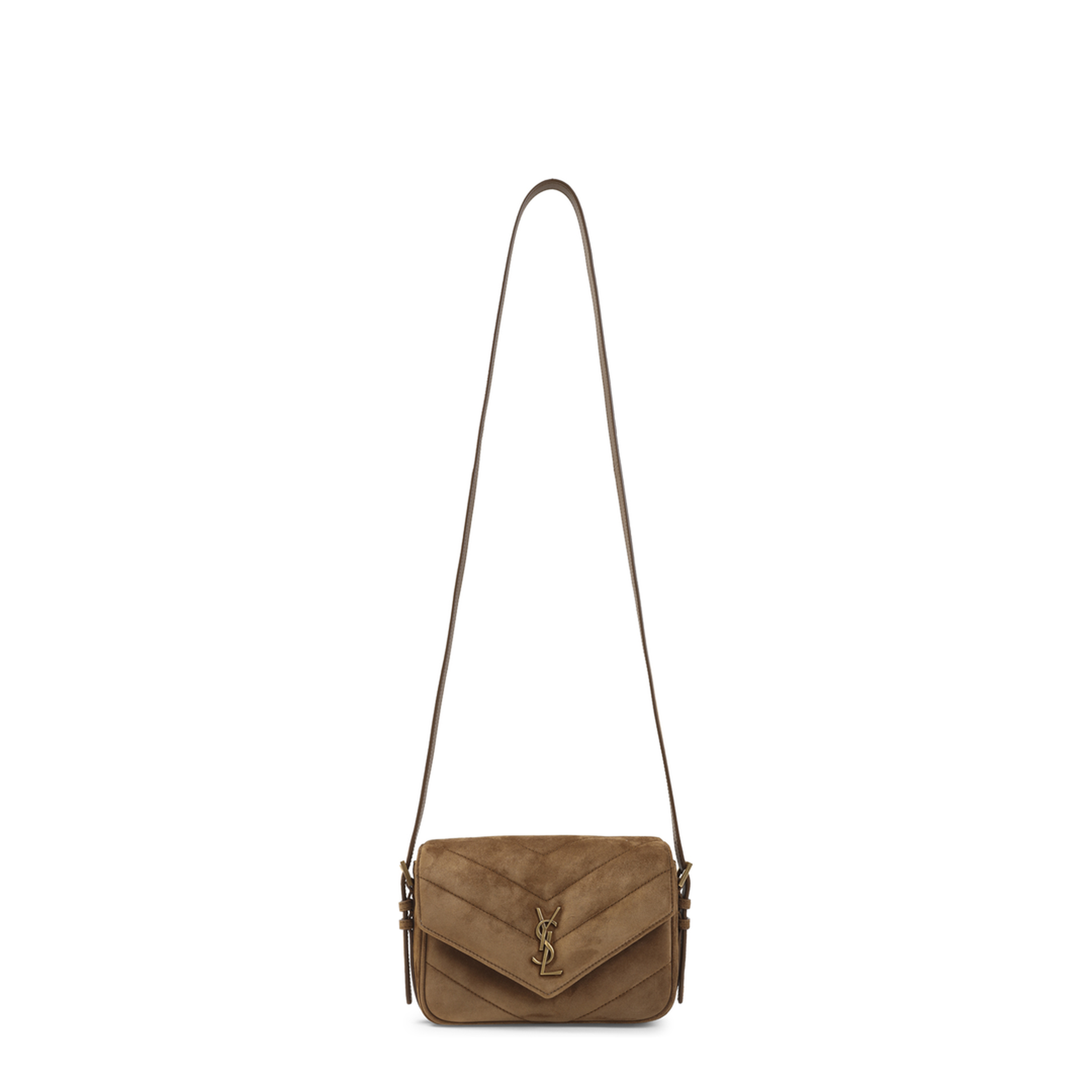MAYFEYR - Saint Laurent - Suede Lou Lou Shoulder Bag - 873156AAE6Y2916