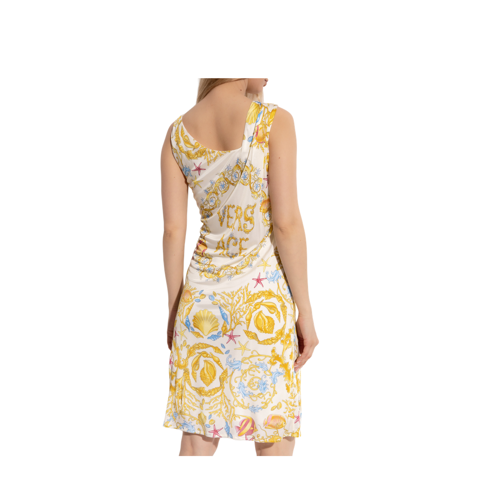 Underwater Barocco Multicolor Sleeveless Dress