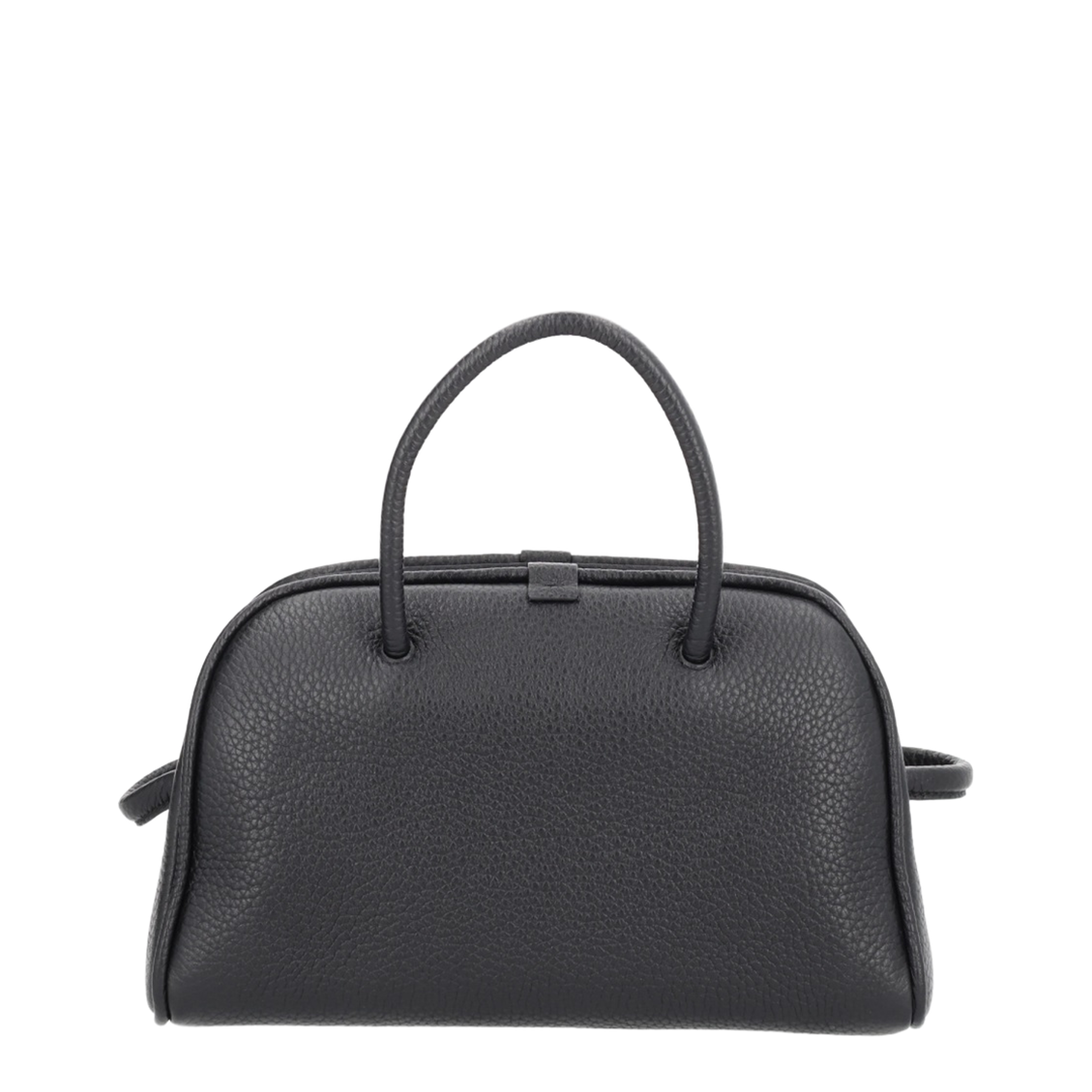 Le Petit Turismo Grained Calfskin Bowling Bag - Black