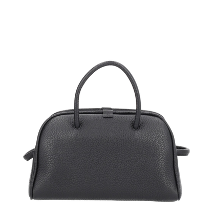 Le Petit Turismo Grained Calfskin Bowling Bag - Black