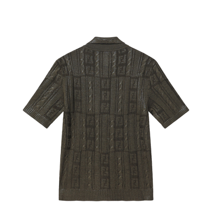 MAYFEYR - Fendi - Dark Green Wool Polo - FZC162ASGOF0GZ4