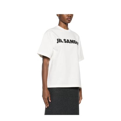 White Printed Logo T-Shirt