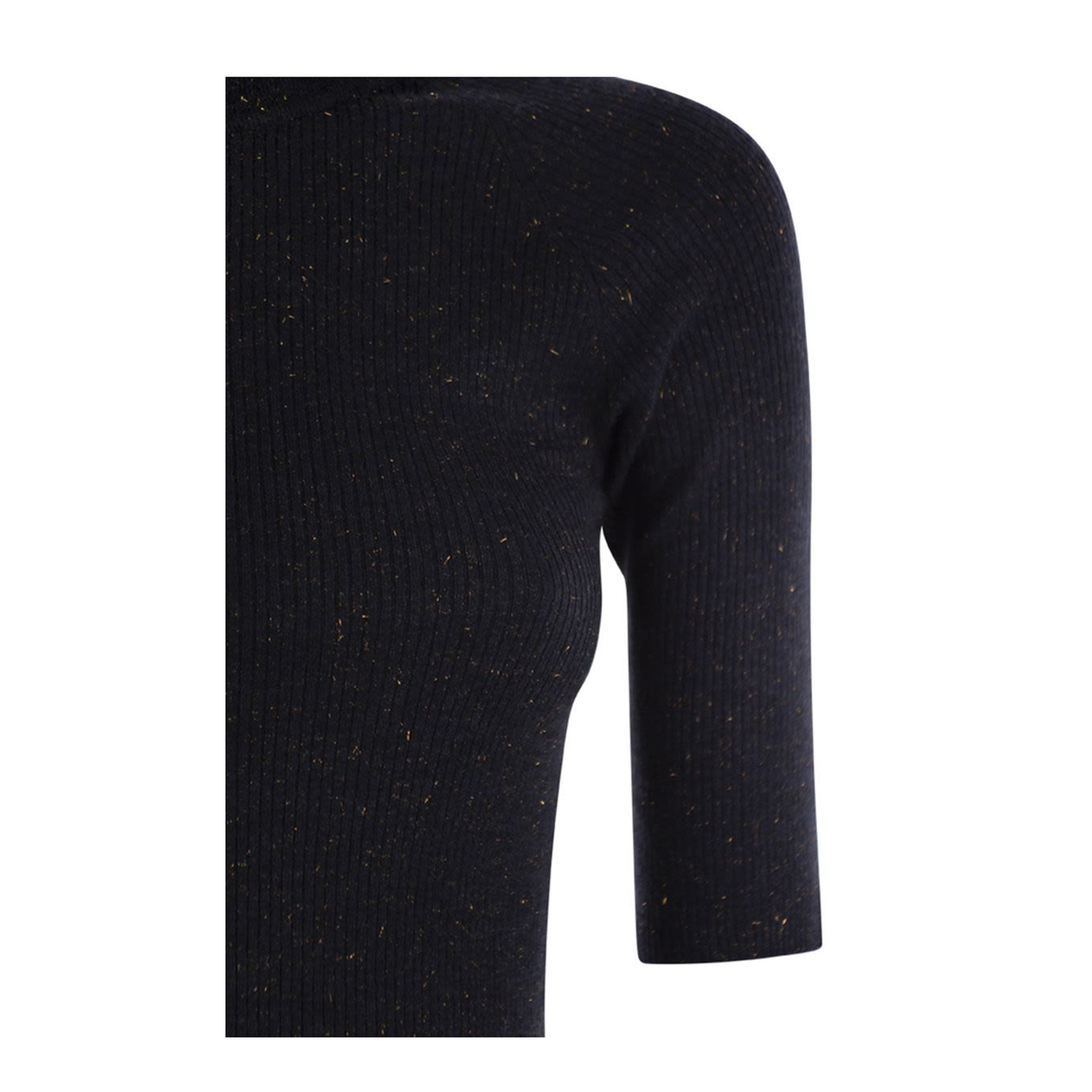 Sparkling Ribbed Cashmere Sweater