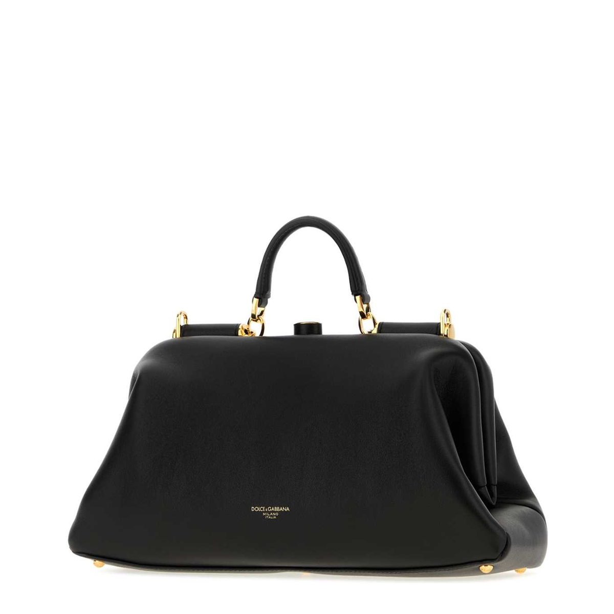 MAYFEYR - Dolce & Gabbana - Black Large Nappa Leather Grandma Handbag - BB7992BF98480999