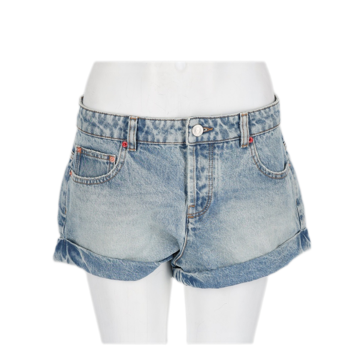 MAYFEYR - Isabel Marant Étoile - Blue Cotton Shorts - SH0330FAD4H01I30VU