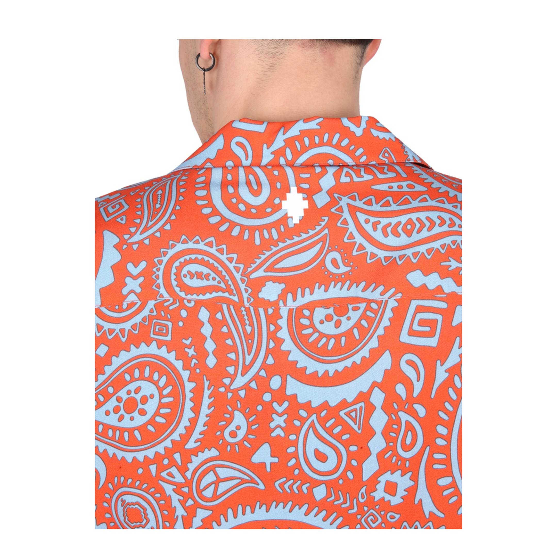 MAYFEYR - MARCELO BURLON COUNTY OF MILAN - Paisley Hawaii Shirt - CMGG001S23FAB0012540