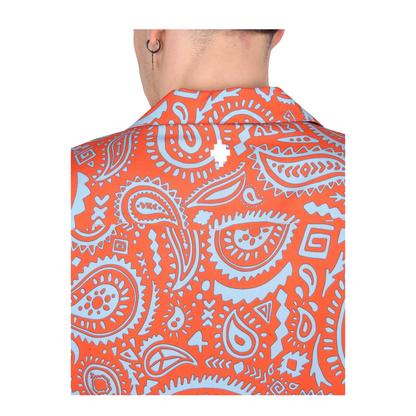 MAYFEYR - MARCELO BURLON COUNTY OF MILAN - Paisley Hawaii Shirt - CMGG001S23FAB0012540