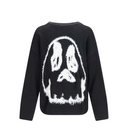 MAYFEYR - Y-3 - Chito V Neck Cardigan With Graphic Back - KR1121BLACK