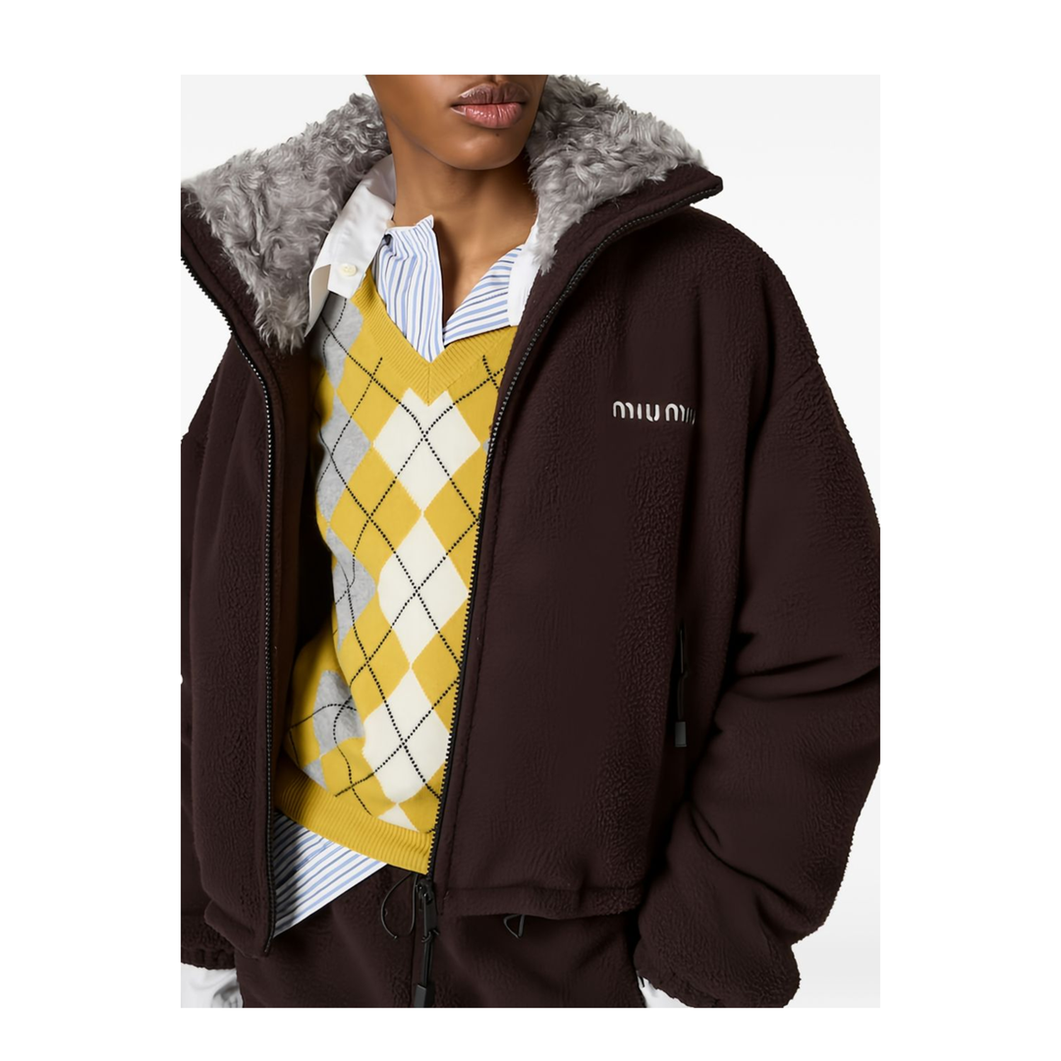 MAYFEYR - Miu Miu - Coats Brown - ML114718FCF0192