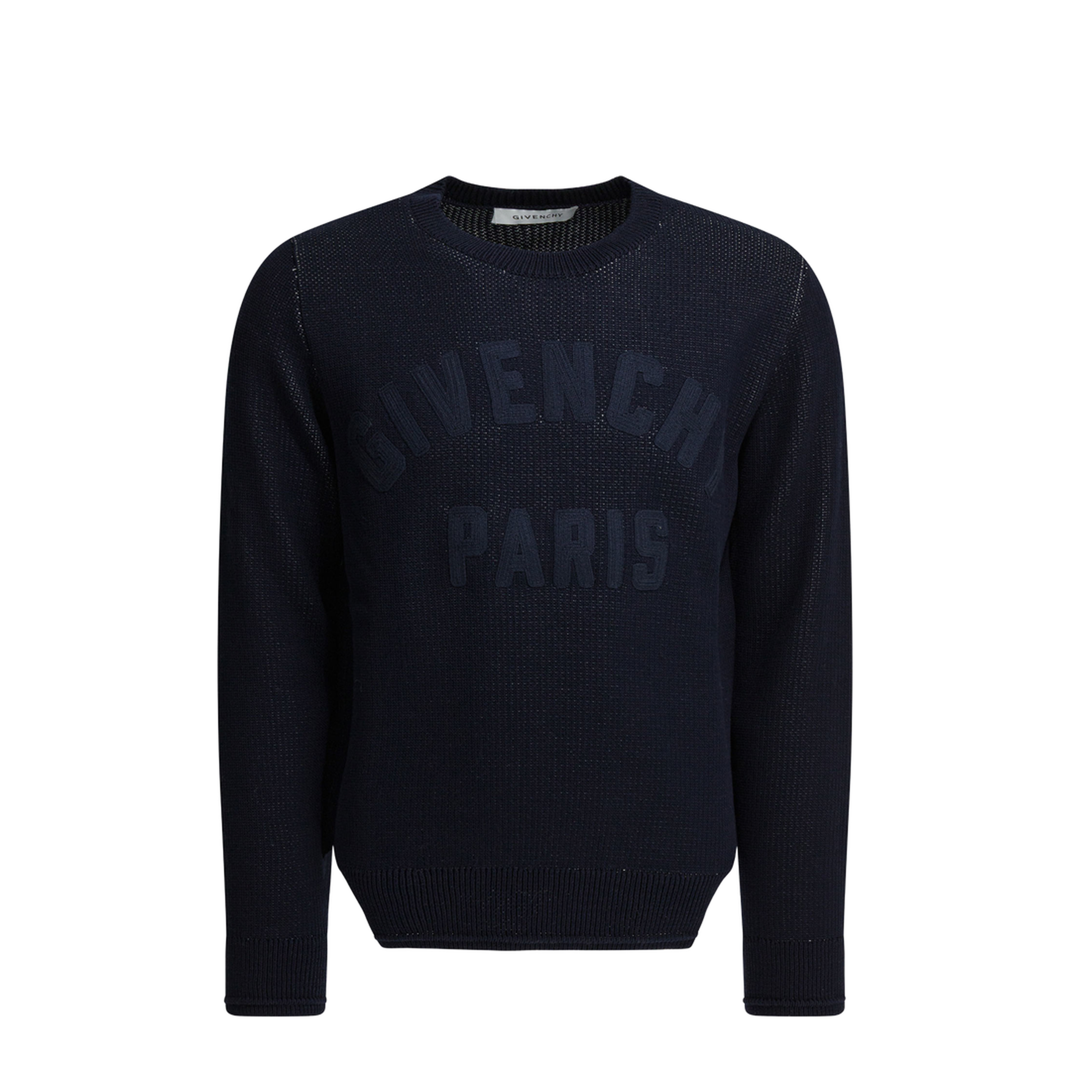 MAYFEYR - Givenchy - Sweater With Embroidered Logo - BM90W44YNX499
