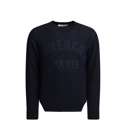 MAYFEYR - Givenchy - Sweater With Embroidered Logo - BM90W44YNX499