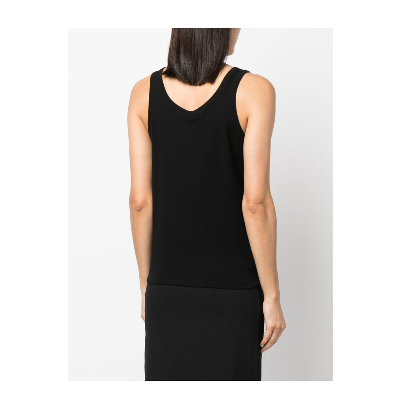 Frankie Tank Top Black in Organic Cotton