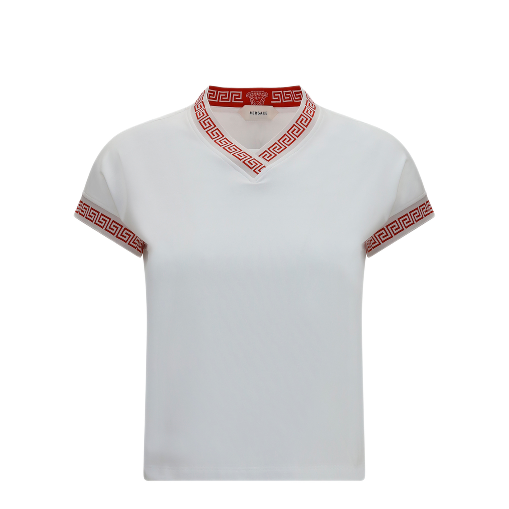 MAYFEYR - Versace - T Shirt With Greca Details - 10254271A187121W000
