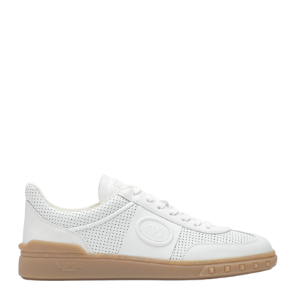 Upvillage Sneakers White in Perforated Leather