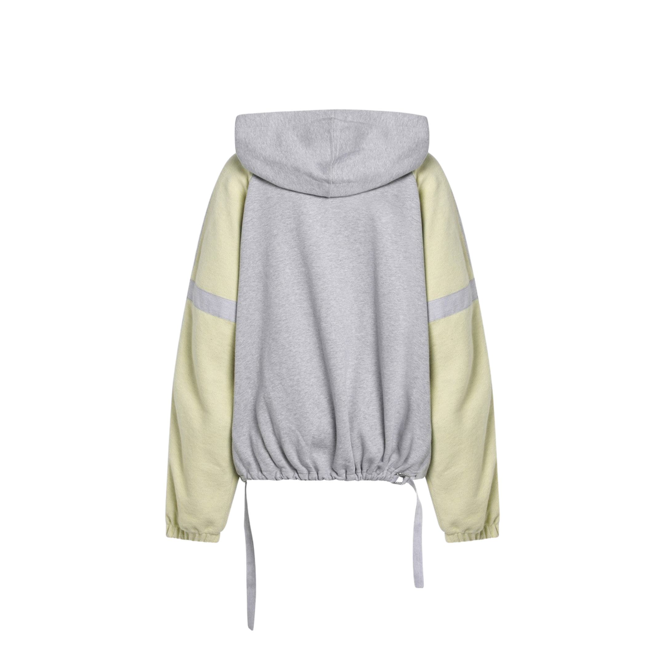 MAYFEYR - The Attico - Grey Light Yellow Bomber Sweatshirt - 260WCB0011JJF007AA841