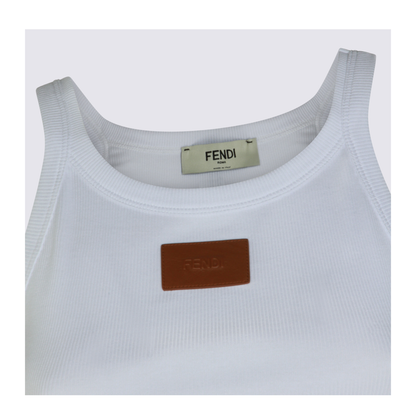White Top with Logo Patch