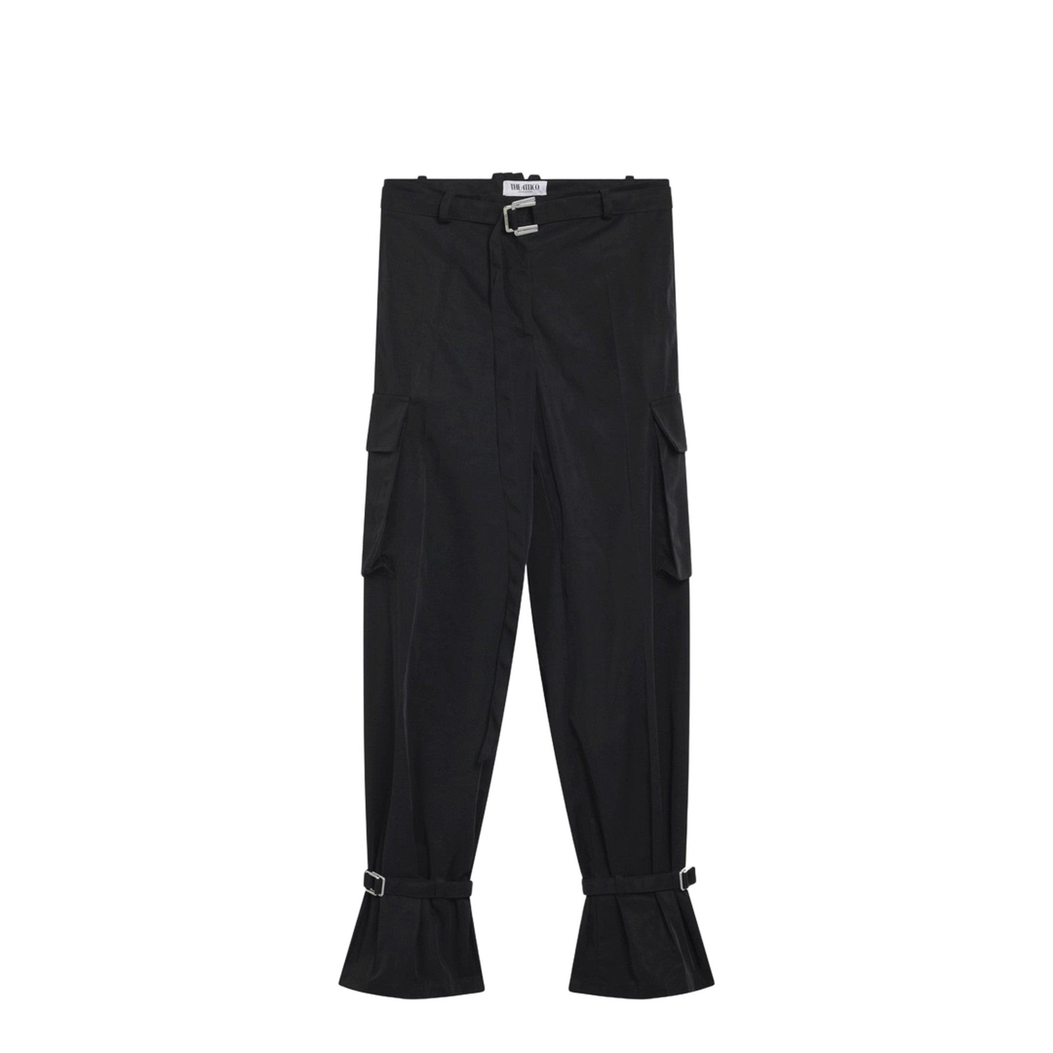 MAYFEYR - The Attico - Black Nylon Trousers - 260WCP00283PLL001A100