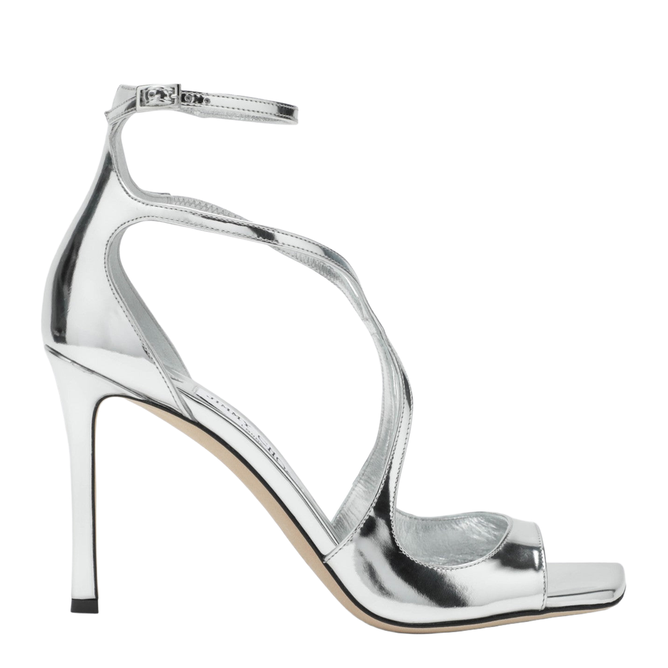 Metallic Silver Sandals