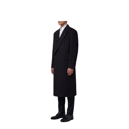 MAYFEYR - Lardini - Black Double Breasted Coat - AC40408ECN65601999