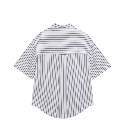 White Striped De Coeur Shirt