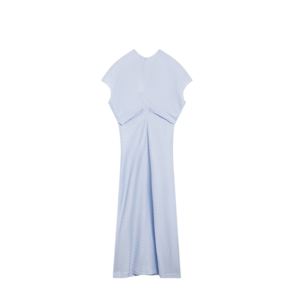 MAYFEYR - Toteme - Sky Blue Fluid Satin Dress - 243-WRD1103FB0199206