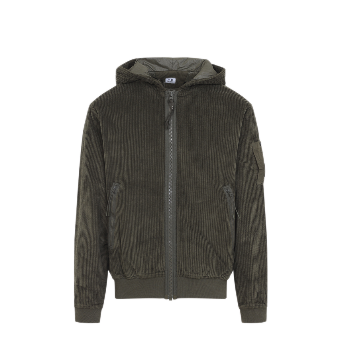 MAYFEYR - C.P. Company - Corduroy Full Zip Sweatshirt - 21CMSS221A110472G683
