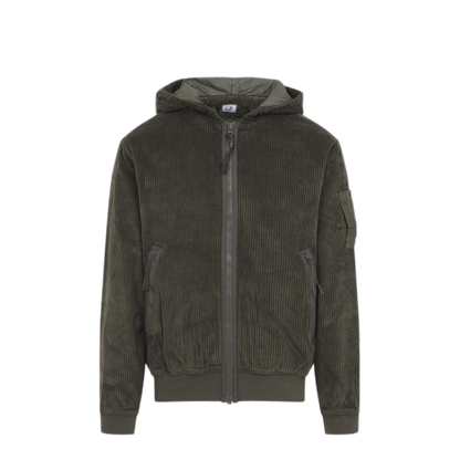 MAYFEYR - C.P. Company - Corduroy Full Zip Sweatshirt - 21CMSS221A110472G683