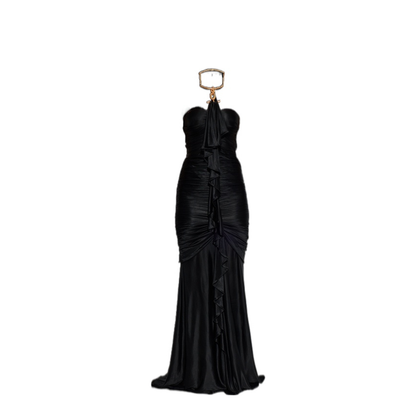 Draped Dress Black