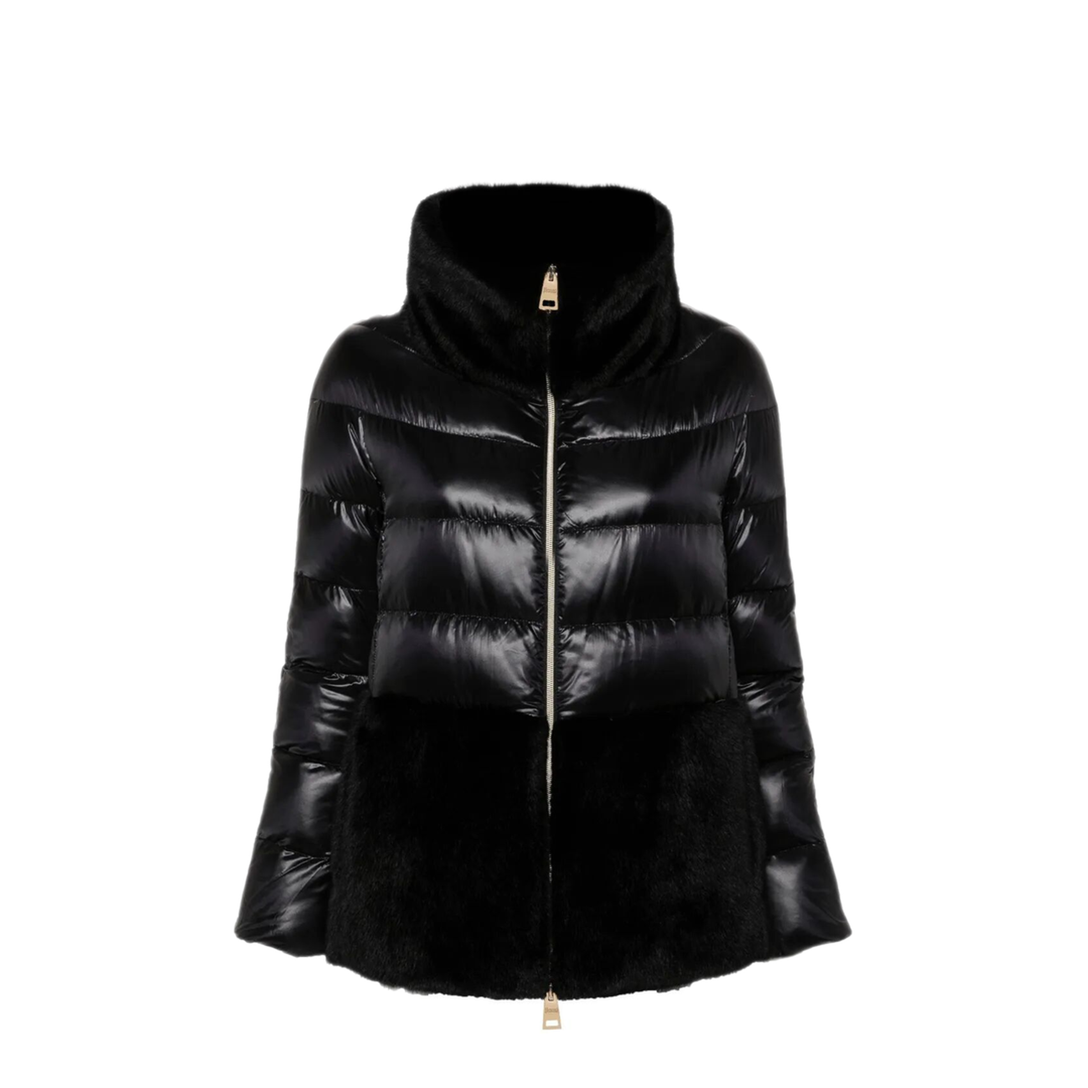 MAYFEYR - Herno - Ultralight Nylon And Alternative Fur Cape - PI001933D12017Z