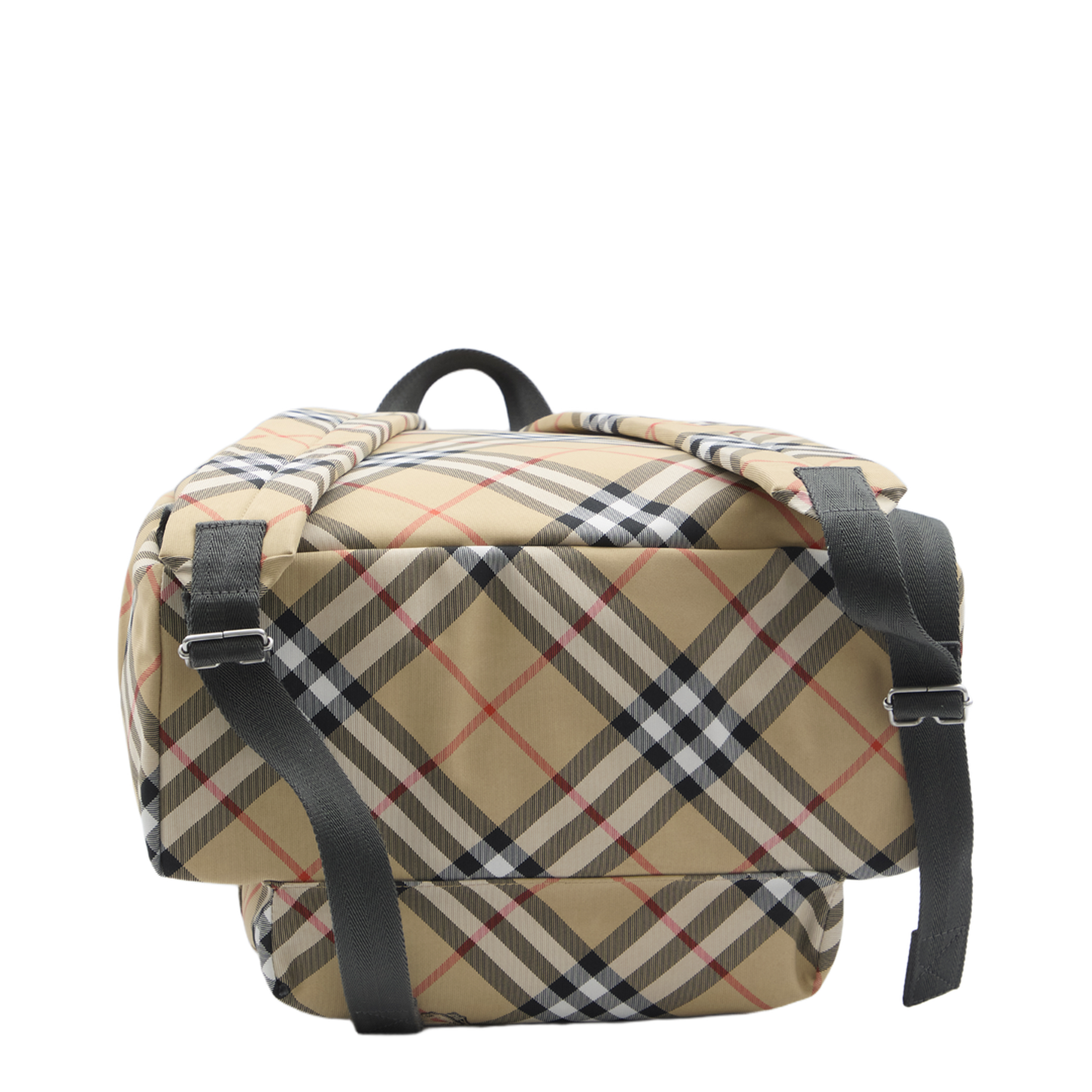 Check Nylon Backpack